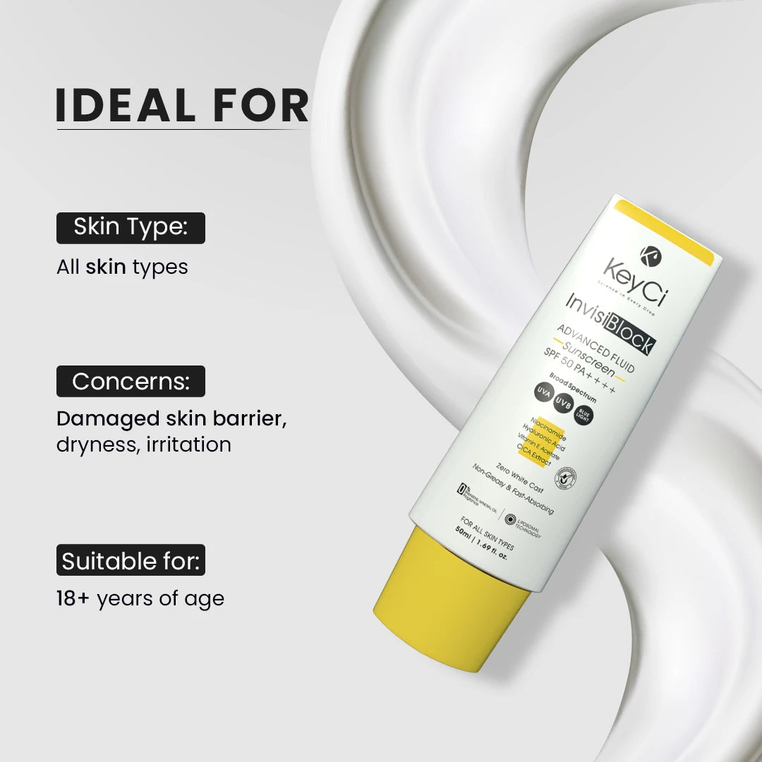 InvisiBlock Advance fluid Sunscreen SPF 50 PA++++ | 50ml