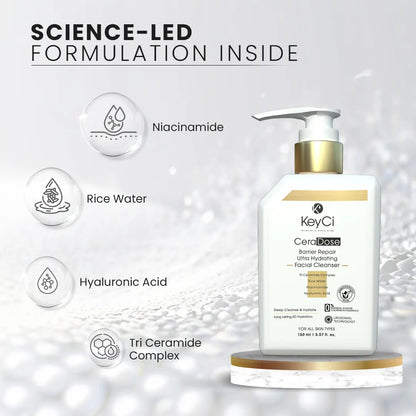 CeraDose Barrier Repair Ultra Hydrating Facial Cleanser  150ml