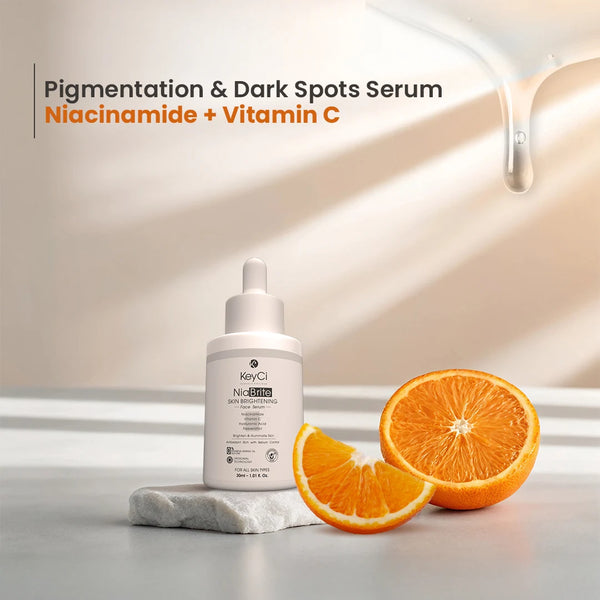KeyCi NiaBrite Skin Brightening Face Serum 30ml |  Niacinamide & Vitamin C Face Serum
